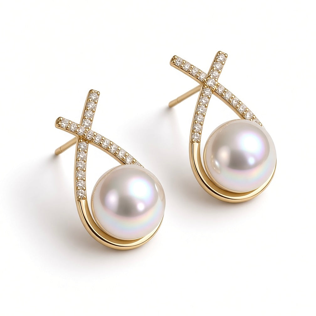 Solas Embrace Pearl Earrings