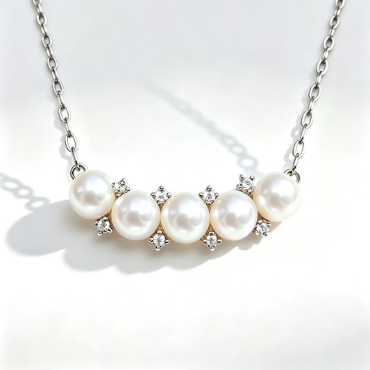 Solas Quintet Pearl Necklace