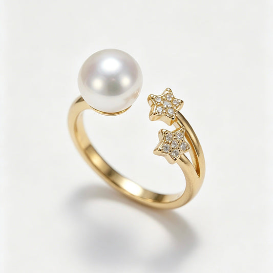 Solas Aster Pearl Ring