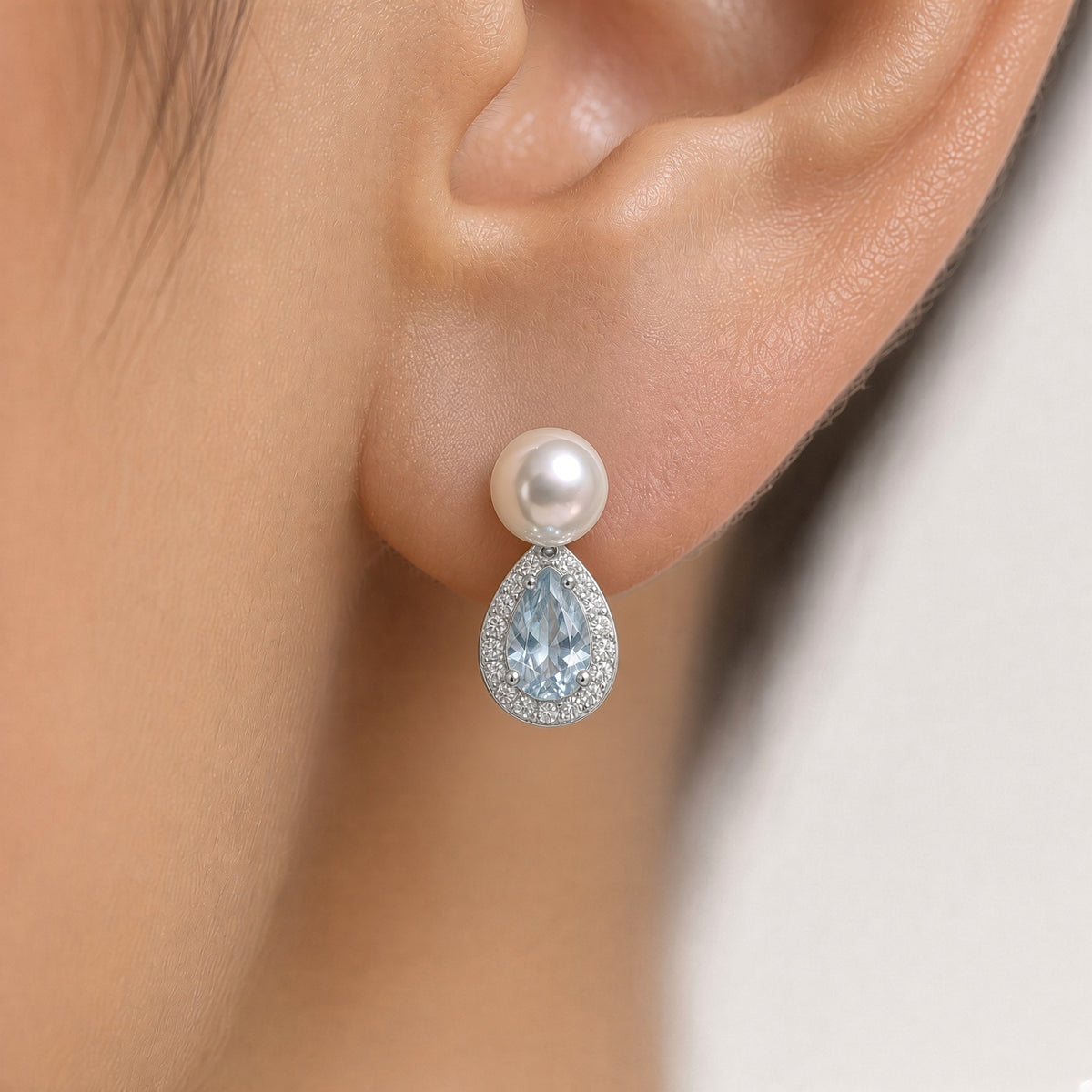 Solas Dew Pearl Earrings