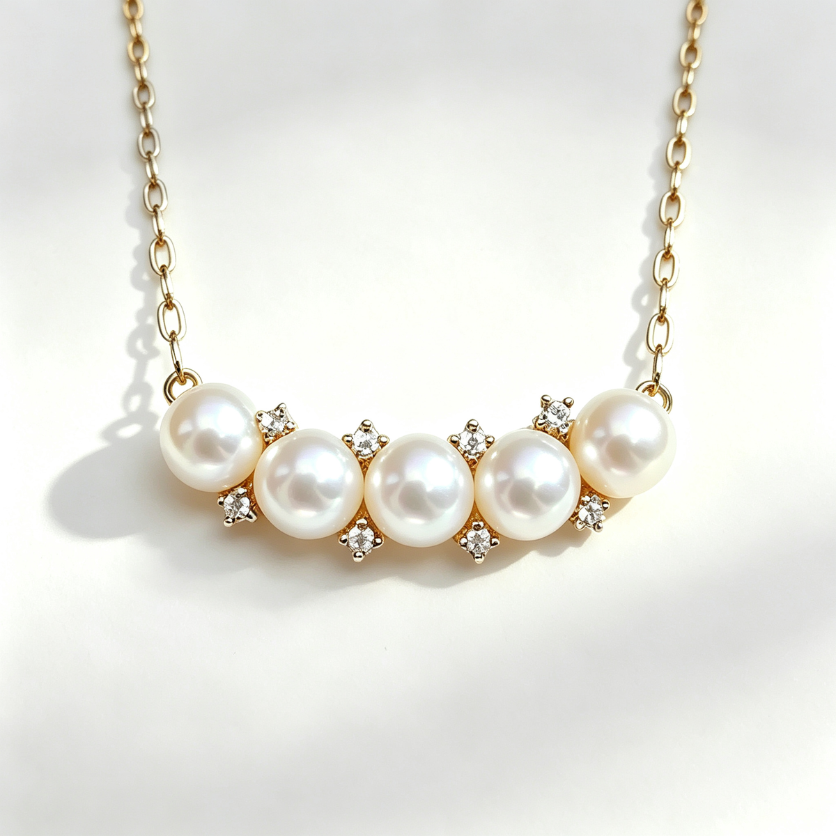 Solas Quintet Pearl Necklace