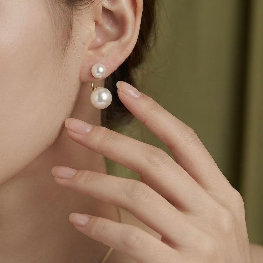 Solas Echo Pearl Earrings