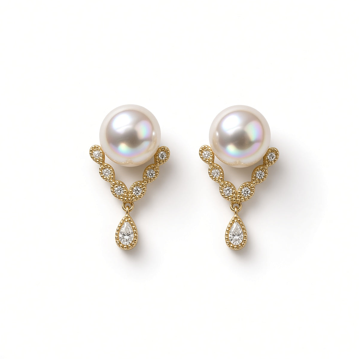 Solas Vale Pearl Earrings