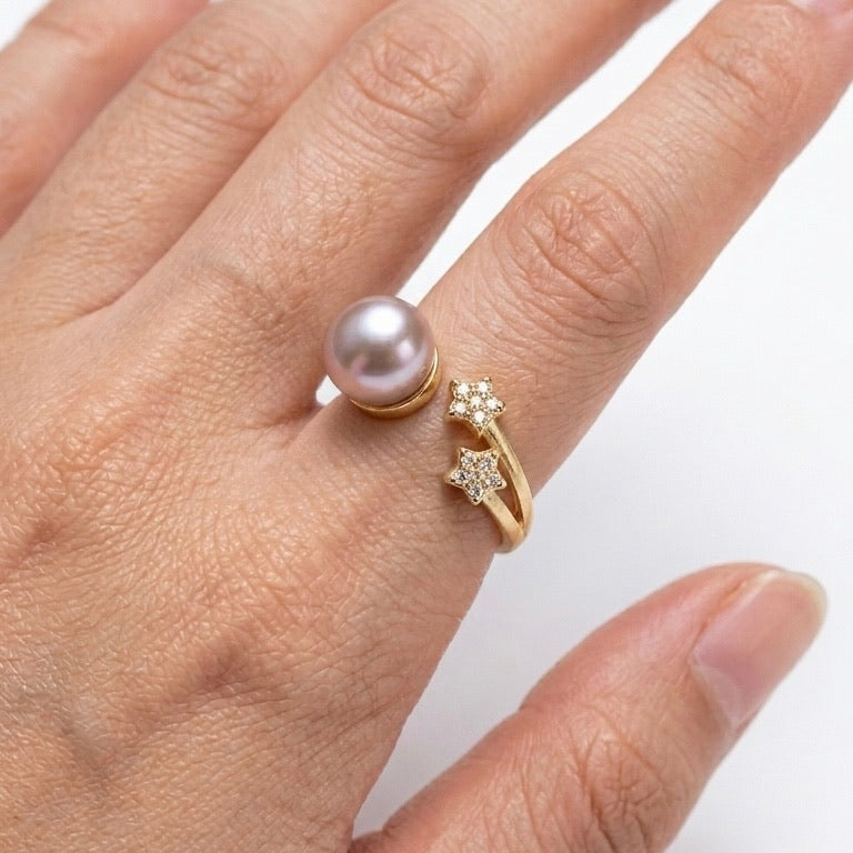 Solas Aster Pearl Ring