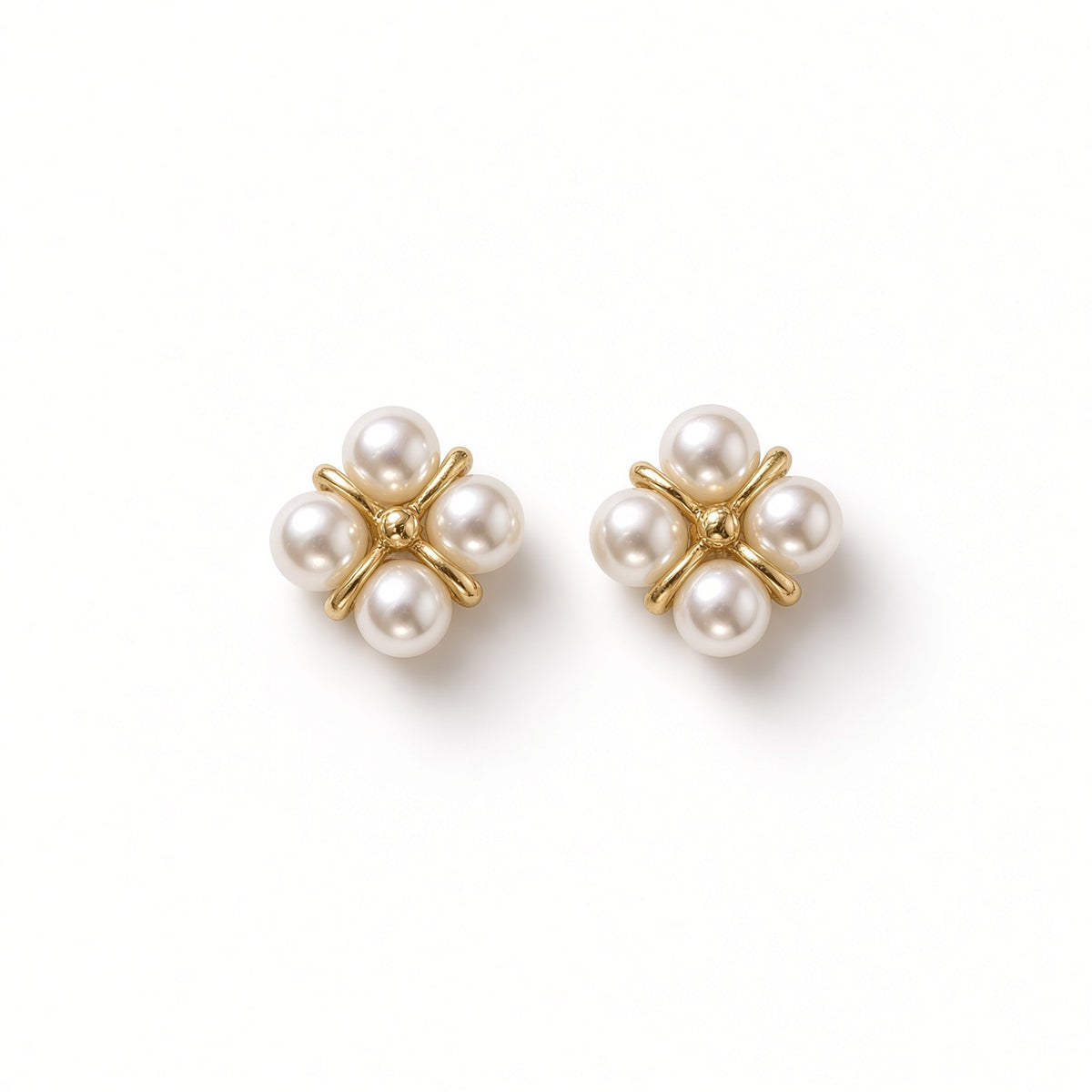Solas Quartet Pearl Earrings