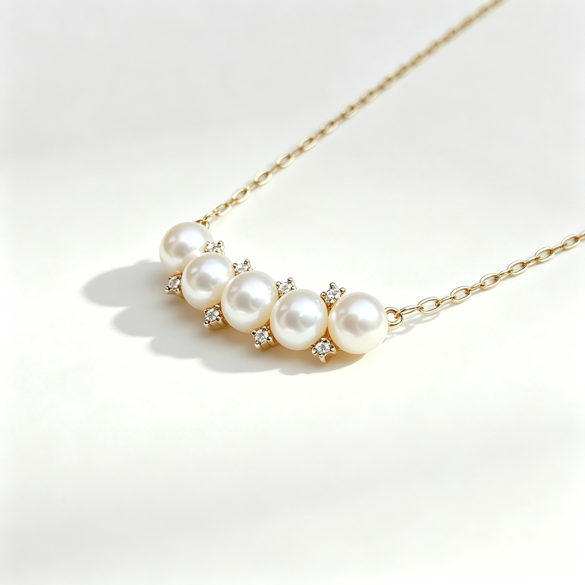 Solas Quintet Pearl Necklace