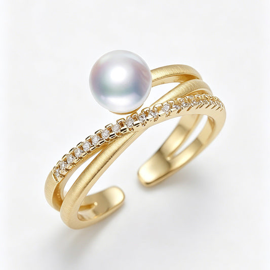Solas Wrap Pearl Ring
