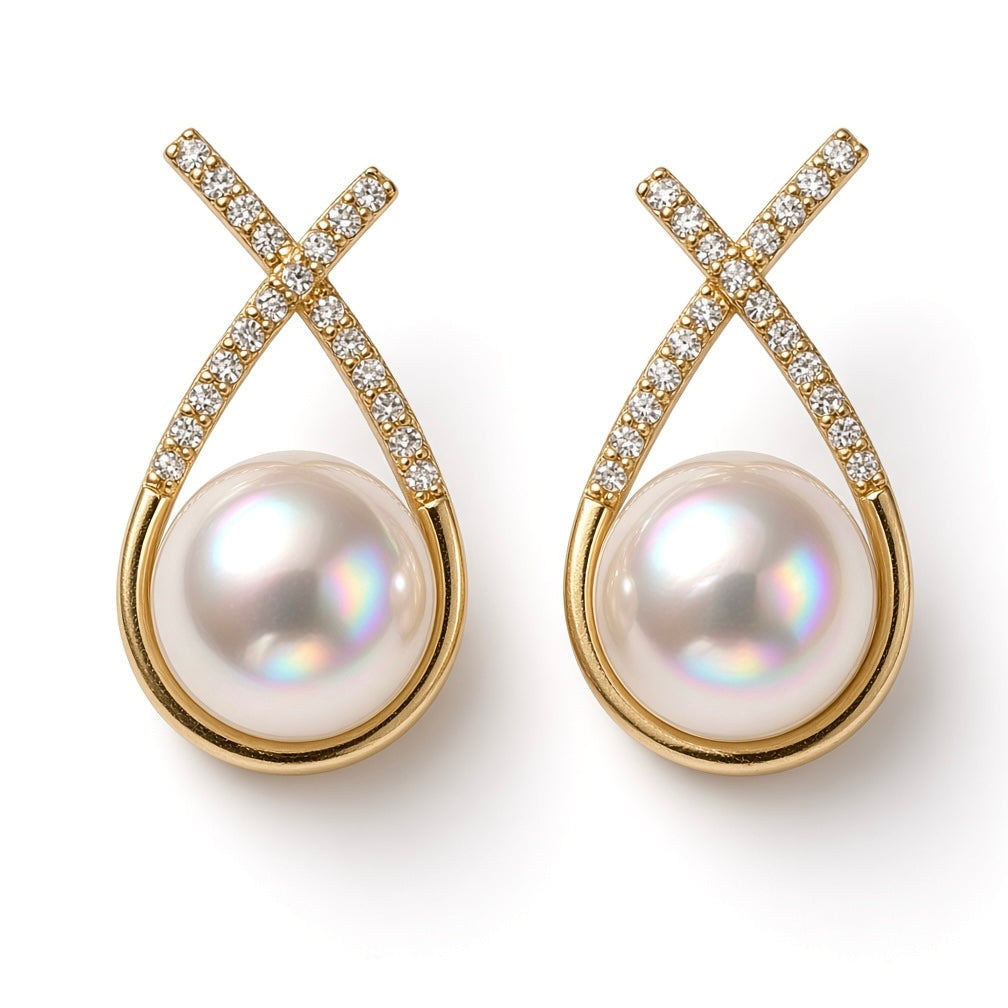 Solas Embrace Pearl Earrings