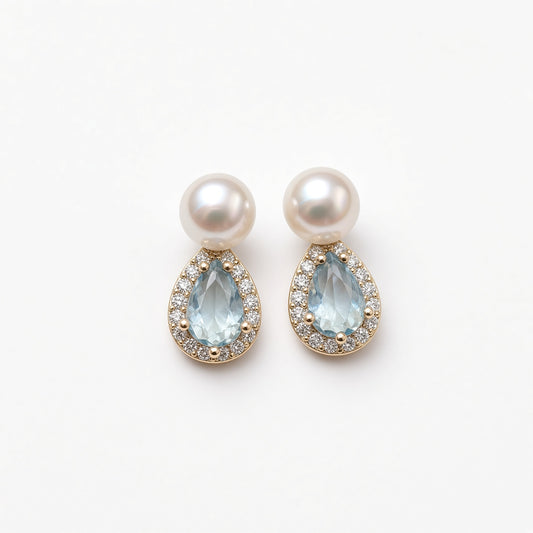 Solas Dew Pearl Earrings