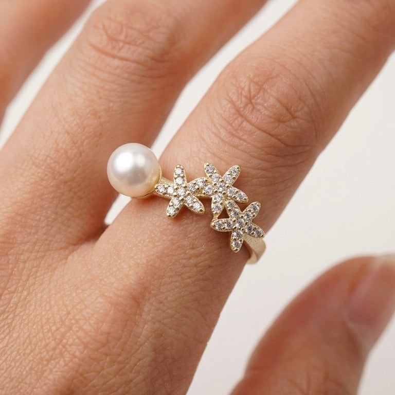 Solas Tide Pearl Ring