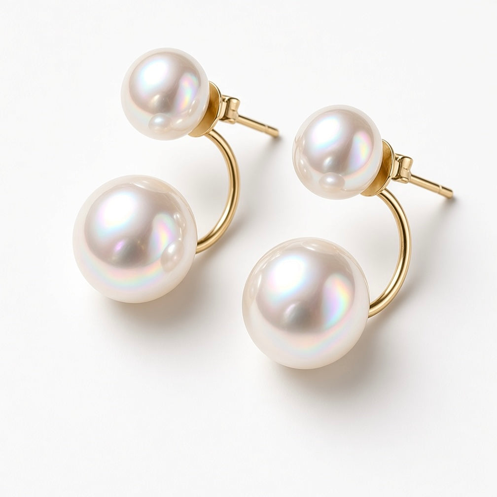 Solas Echo Pearl Earrings
