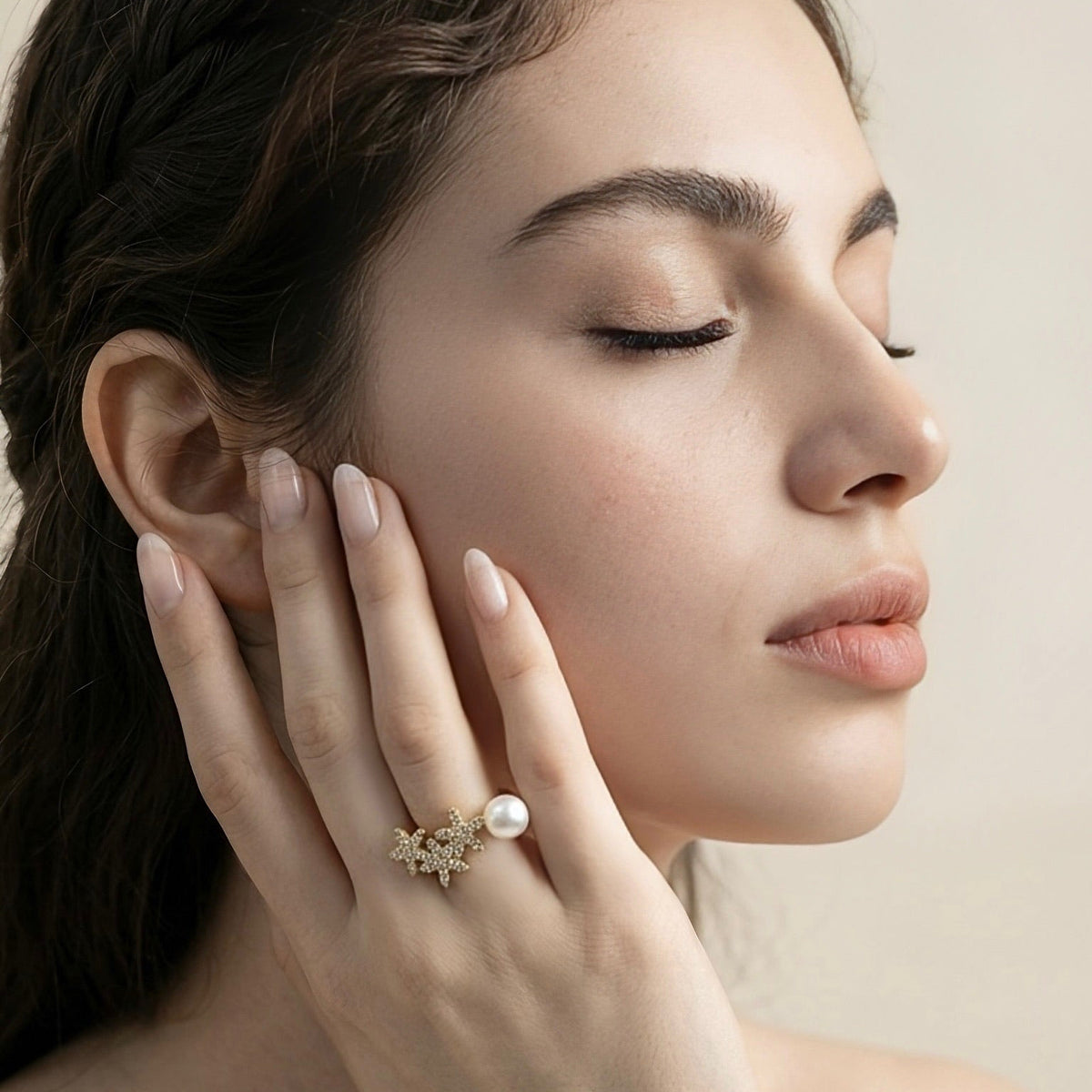 Solas Tide Pearl Ring