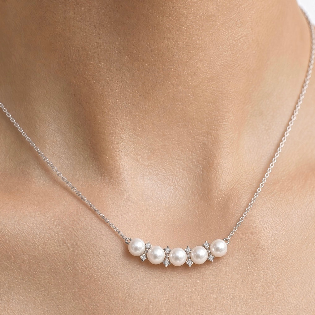 Solas Quintet Pearl Necklace
